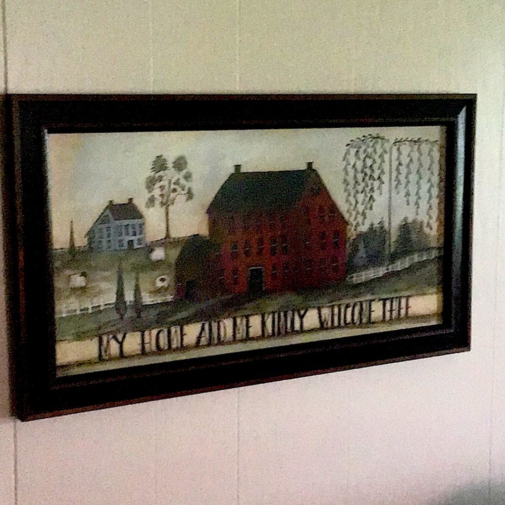 Primitive wall picture